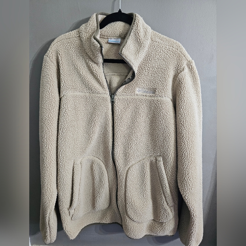 Columbia Men's Beige Fleece Jacket